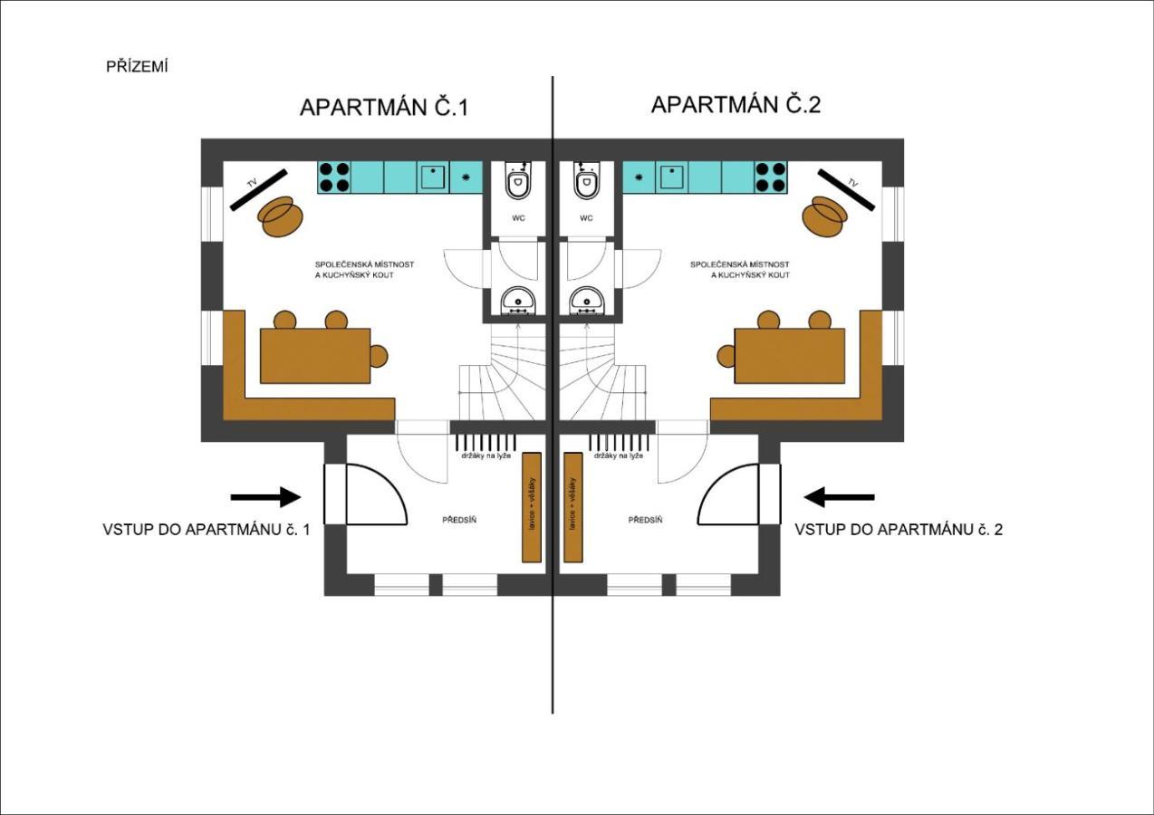 Apartmany Fiserka Rokytnice nad Jizerou Exteriör bild